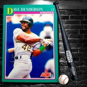BASEBALL CARD  DAVE HENDERSON # 644 MLB SCORE91